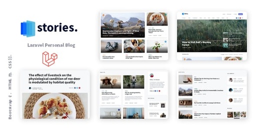 Stories  Laravel Creative Multilingual Blog