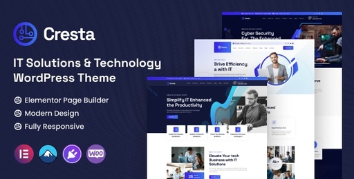 Cresta  IT Solutions &amp; Technology WordPress Theme