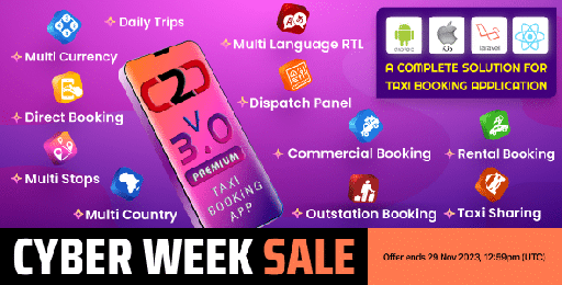 Cab2door Online Taxi Booking App Full Solution