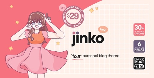 Jinko  Your Personal Blog Theme