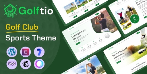 Golftio  Golf Club Sports WordPress Theme