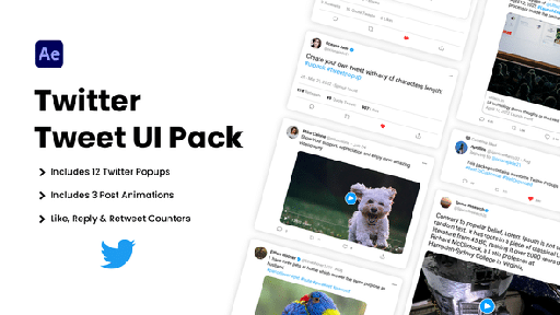 Twitter Tweet UI Pack  37046934