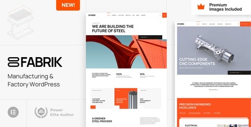 Fabrik  Manufacturing &amp; Factory WordPress
