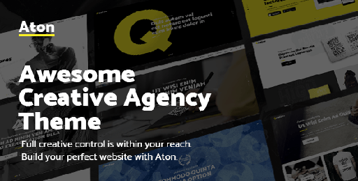 Aton  Modern Creative Design Agency Theme
