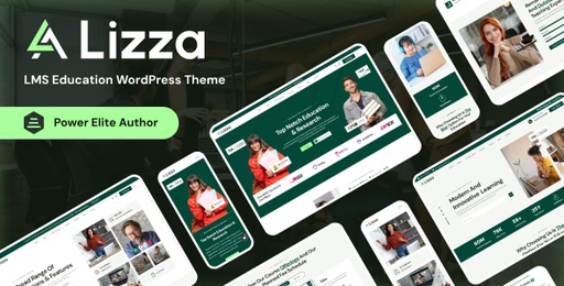 Lizza  LMS Education WordPress Theme
