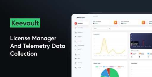Keevault  License Manager and Telemetry Data Collection