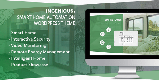 Ingenious  Smart Home Automation WordPress Theme