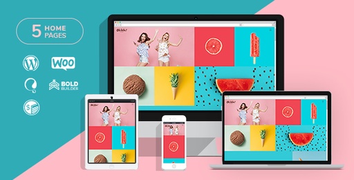 Ohlala  Cake Shop, Ice Cream &amp; Juice Bar WordPress Theme