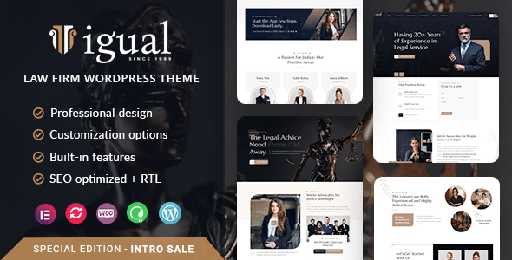 Igual  Law Firm WordPress Theme