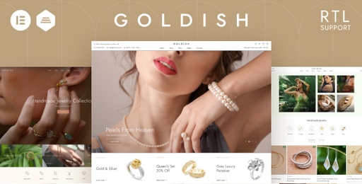 Goldish  Jewelry Store WooCommerce Theme