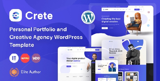 Crete  Personal Portfolio and Creative Agency WordPress Theme