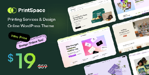 PrintSpace  Printing Services &amp; Design Online WooCommerce WordPress theme