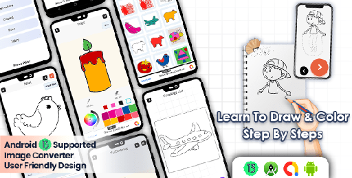 Master Art: Step-by-Step Drawing and Coloring, Draw &amp; Color Like a Pro: Step-by-Step Mastery