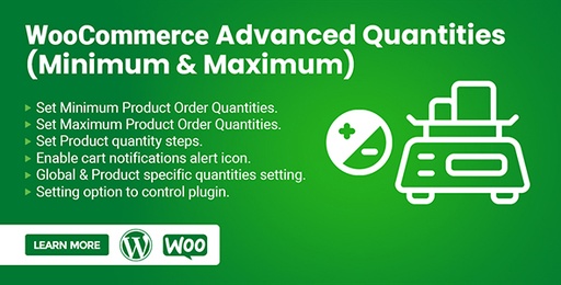 WooCommerce Advanced Quantities (Minimum &amp; Maximum)