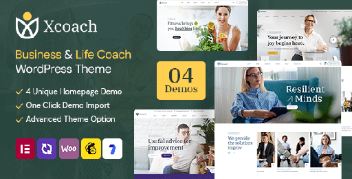 Xcoach  Life And Business Coach WordPress Theme