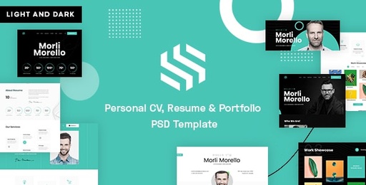Sonx  Personal CV, Resume &amp; Portfolio PSD Template