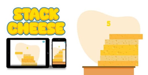 Stack Cheese  HTML5 Game