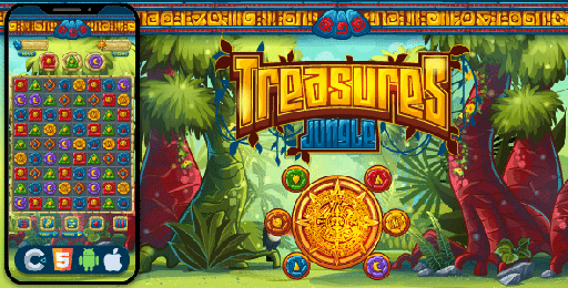 Treasure Jungle  HTML5 Game, Construct 3