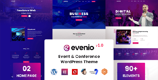 Evenio  Event Conference WordPress Theme