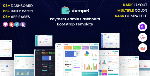 Dompet  Payment Admin Dashboard Bootstrap Template