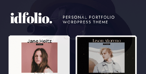 idfolio  Personal Portfolio WordPress Theme
