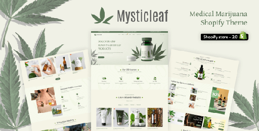Mysticleaf  Medical Marijuana Shopify Store