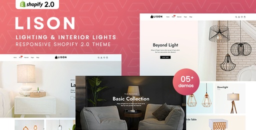 Lison  Lighting &amp; Interior Lights Shopify 2.0 Theme