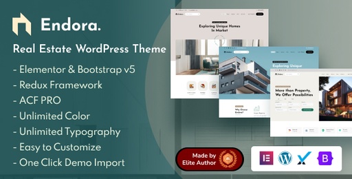 Endora  Real Estate WordPress Theme