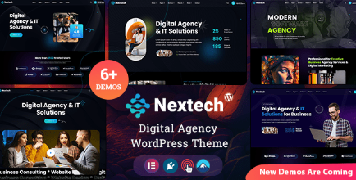 Nextech  Creative Agency &amp; Portfolio WordPress Theme