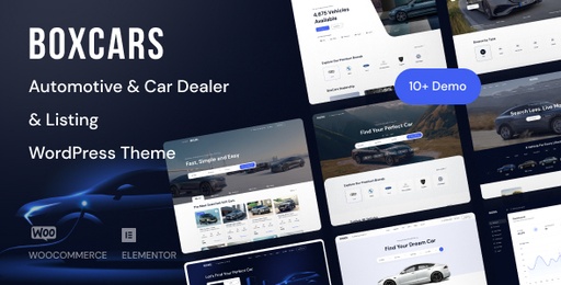 Boxcar  Automotive &amp; Car Dealer WordPress Theme