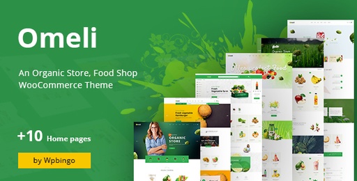 Omeli  Organic &amp; Food WooCommerce WordPress Theme