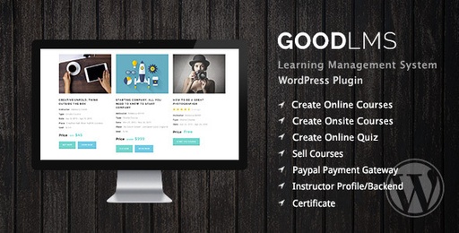 Good LMS  Learning Management System WP Plugin