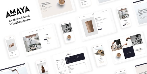 Amaya  Coffee Shop WordPress Theme