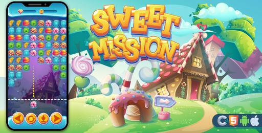 Sweet Mission  HTML5 Game, Construct 3