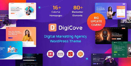 Digicove  Digital Marketing Agency WordPress Theme