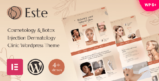 Este  Cosmetology &amp; Botox Injection Dermatology Clinic WordPress Theme