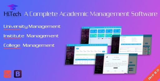 HiTech  University Management System, Institute And College