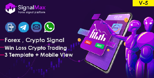 SignalMax  Trading &amp; Forex , Crypto Signal Notifier Subscription based Platform