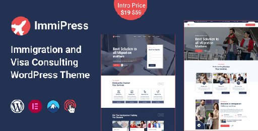ImmiPress  Immigration and Visa Consulting WordPress Theme