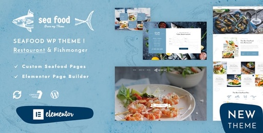 Pesce  Seafood Restaurant WordPress Theme
