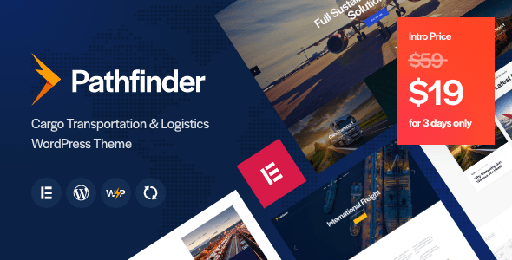 Pathfinder  Cargo Transportation &amp; Logistics WordPress Theme