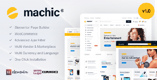 Machic  Electronics Store WooCommerce Theme