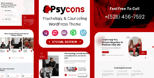 Psycon  Psychology &amp; Counseling WordPress Theme