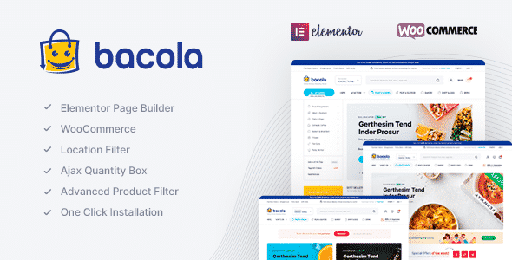 Bacola  Grocery Store and Food eCommerce Theme
