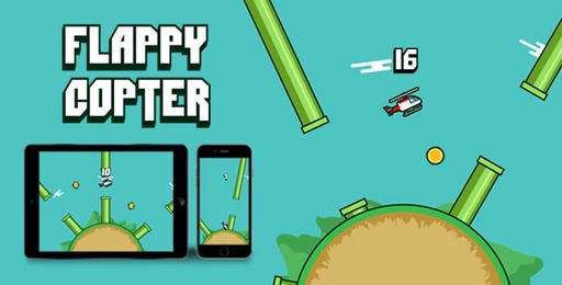 Flappy Copter  HTML5 Game
