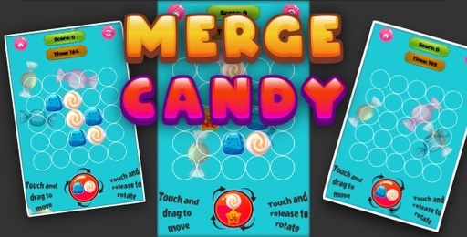 Merge Candy  Cross Platform Puzzle Game