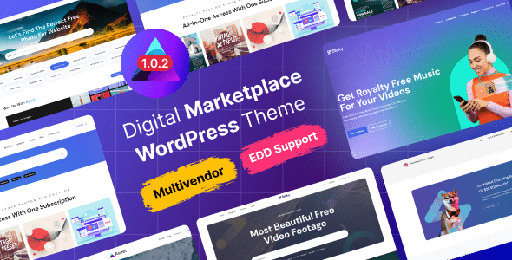 Aseet  Digital Marketplace WordPress Theme