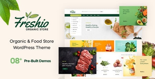 Freshio  Organic &amp; Food Store WordPress Theme