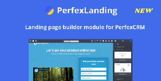 PerfexLanding  LandingPage builder for PerfexCRM