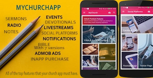 My Church App  Android &amp; IOS Flutter Church Application